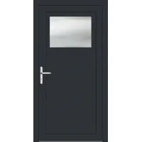 Aluminium Nebeneingangstür "DOROTHEA" 69 mm Anthrazit RAL 7016 innen öffnend DIN links