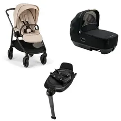 Nuna Kinderwagen SwivTM next Biscotti inklusive CARITM next Caviar & BASETM next