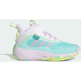 adidas Unisex Kinder OWNTHEGAME 3.0 Shoes, Flash Aqua/Bliss Lilac/FTWR White, 38 2/3
