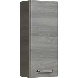 Saphir Hängeschrank SAPHIR "Quickset Wand-Badschrank 30 cm breit mit 1 Tür und 2 Glas-Einlegeböden", grau (graphit struktur, graphit struktur), B:30cm H:70cm T:20cm, Holzwerkstoff, Schränke, Hängeschrank, Badezimmer-Hängeschrank inkl.
