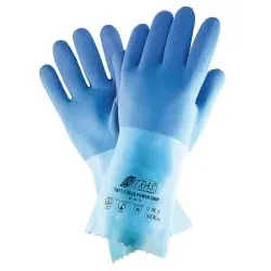 NITRAS "Blue Power Grip" Säureschutzhandschuhe 1611-9 , 1 Paar, Größe 9
