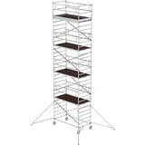 Munk Rollgerüst 1,35 x 2,45 m mit Ausleger Doppel-Plattform Plattformhöhe 8,