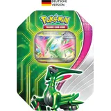 Pokémon Pokémon-Sammelkartenspiel: Tin-Box Paradoxclash: Eisenblatt-ex (1 holografische Promokarte & 4 Boosterpacks)