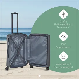 Travelite Bali 4-Rollen L 67 cm / 65 l anthrazit 
