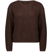 Betty Barclay Grobstrick-Pullover mit Pailletten Light Maroon - Gr.: