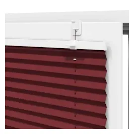 vidaXL Plissee Bordeauxrot 100x150 cm Stoffbreite 99,4 cm Polyester