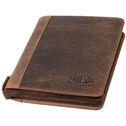 PRIDE&SOUL Organizer CHARON, DIN A5, aus Leder, braun