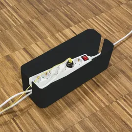 Logilink Kabelbox 15,7 x 13,4 cm 3-tlg. schwarz