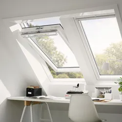 VELUX Dachfenster GGL 2070Q Schwingfenster Holz/Kiefer weiß lackiert Einbruchschutz Fenster, 114x160 cm (SK10)