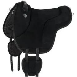 Equinate Reitpad California aus Wildleder schwarz S