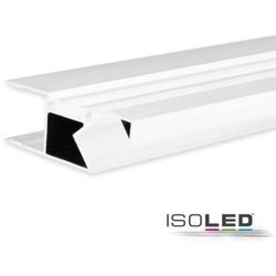 LED Aufbauleuchtenprofil HIDE ASYNC Aluminium weiß RAL 9003 200cm