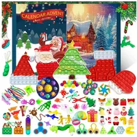 LuxusKollektion Spielzeug-Adventskalender Fidget Adventskalender 2024 für Kinder 24 Tage Weihnachtsferien