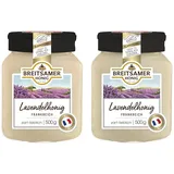 Breitsamer Lavendelhonig aus Frankreich cremig 500g Aromatisch, mild und zart-lieblich im Charakter (1 x 500g) (Packung mit 2)