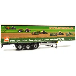 Pacton Schiebeplanenauflieger Amazone Design Modell von MarGe Models 1:32