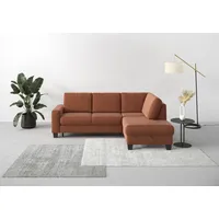 Home Affaire Ecksofa »Summer L-Form« mit Ottomane, mit oder ohne Bettfunktion und Bettkasten, Cord-Bezug