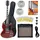 Rocktile Pro S-R E-Gitarre Heritage Starter Set + Zubehörset+ Amp