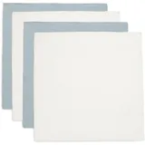 jollein Musselin Tuch Baby - Sea Green/Ivory - 4er Pack - 70x70cm - 100% Baumwolle - Spucktücher Baby - OEKO-TEX Zertifiziert