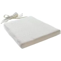 moebel-direkt-online Sitzkissen 2er-Set 40 x 40 cm Cremefarben