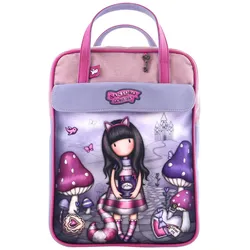 Rucksack Gorjuss Cheshire cat Rosa Lila (27 x 10 x 37 cm)