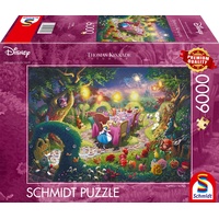 Schmidt Spiele Thomas Kinkade Disney Dreams Collection - Alice in Wonderland Mad Hatter's Tea Party