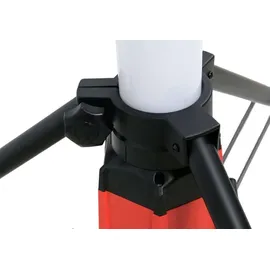 Yato Turm Baustrahler Arbeitsstrahler Werkstattlampe 360° LED Standleuchte IP54 mit Steckdose 3800 Lumen