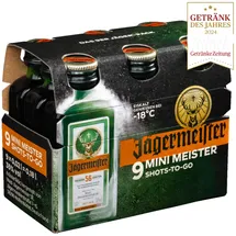 Jägermeister 9 x 0,02l