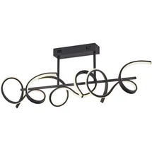 just light. LED Deckenleuchte Curls, schwarz