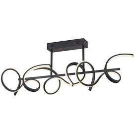 just light. LED Deckenleuchte Curls, schwarz