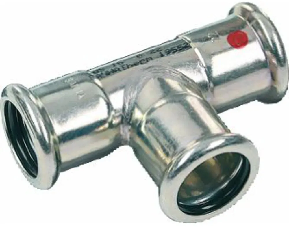 SK SANHA-Therm Pressfitting Serie 24000 T-Stück 76,1 x 35 x 76,1 Nr. 24130