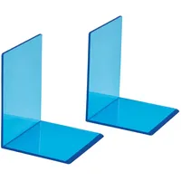 Maul Buchstütze Acryl Blau 2 St.