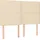 vidaXL Boxspringbett 140 x 200 cm Creme