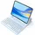 Inateck KB04002 Bluetooth Blau QWERTY