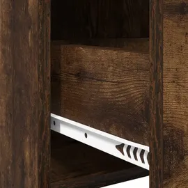 vidaXL Nachtschrank Geräucherte Eiche 40 x 30 x 60 cm Braun