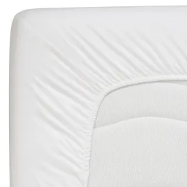 OTTO home Spannbettlaken Jersey-Elasthan 90 x 200 - 180 x 200 cm weiß