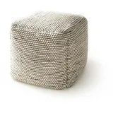 benuta pure Pouf 45 x 45 x 45 cm Beige