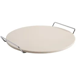 Pizzastein Ø 33 cm Stein, Marmor, Granit Beige