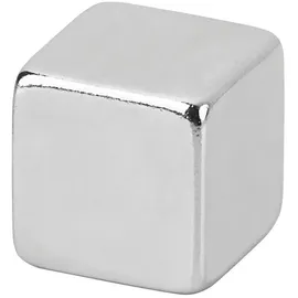 Maul Magnete silber, Metall 1,0 x 1,0 x 1,0 cm, 10 St.
