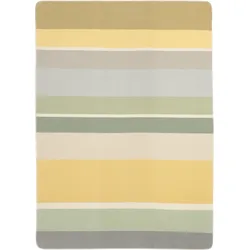 Wohndecke BIEDERLACK "Wohndecke Stripe Delight", gelb, B:150cm L:200cm, Wohndecken, mit modernem Karodesign