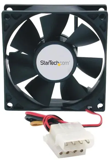 StarTech.com 80mm Gehäuselüfter - 8cm Lüfter für PC Gehäuse mit LP4 Molex Stecke