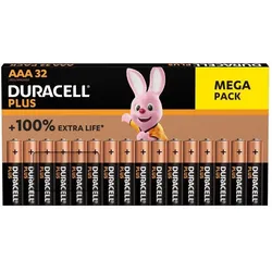 Duracell Plus AAA (MN2400/LR3) 32er-Pack