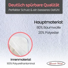 COFI Wasserdichter Matratzenschoner 120 x 200 cm Weiß