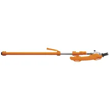 Silky Longboy Teleskopsäge 3-teilig | ausziehbar bis 3,6 m (Reichweite bis 4,5 m) | nur 1,45 m Transportlänge | 360 mm Klappsägeblatt mit Sichel | ovale Alu-Stange, Profi-Astsäge für Obstbau & Garten