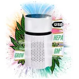 TronicXL Mini Luftreiniger Hepa Filter für Growbox Grow Grower Zelt Zelte Boxen Schrank Lüfter mit Filter