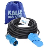 KALLE DAS KABEL Kalle Verlängerungskabel CEE 230V 16A 2,5mm2 Winkel IP44 20 Meter