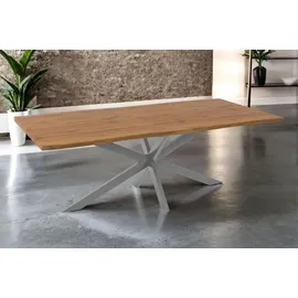möbelliebling JOSY 240 x 77 x 100 cm Wildeiche grau/silber