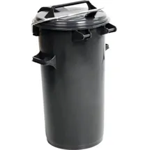 Floraworld Mülleimer mit Bügel Cargo (50 l, Grau)