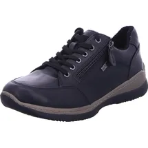 Jana Schnürschuh Damen Schwarz 38