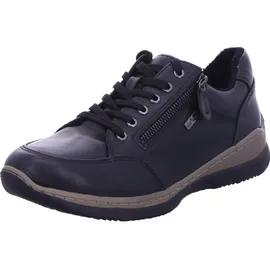 Jana Schnürschuh Damen Schwarz 38