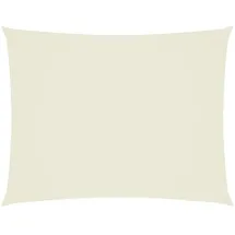 vidaXL Sonnensegel 1 Stück 3,5 x 5 m Creme