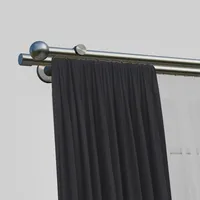 INDEKO »Colombes« 2 läufig-läufig Wunschmaßlänge Innenlauf Komplett-Set inkl. Gleitern und Montagematerial